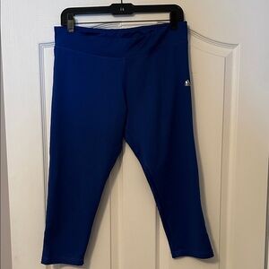 Adidas Women's Blue Climalite Capris size large